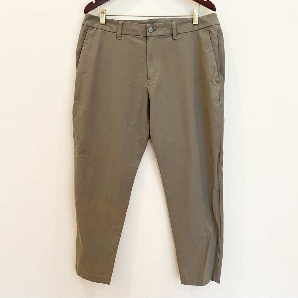 Lululemon Pants Mens 36 Brown ABC Slim Fit Trouser Versa Twill Artifact LM5B67S